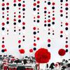 New Paper Circle Garland Banner Round Dots Colorful Colorful Dot Garland Hanging Party Garland Wedding Decorations