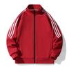 Men's Spring Autumn Casual Sports Striped Jacket Sweatshirts Long Sleeve Pullovers Coat For Men Streetwear Couple Clothes