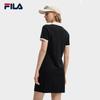 FILA Original Basic Solid Color Simple Short Sleeve Dress Women dresses F11W639311FBK