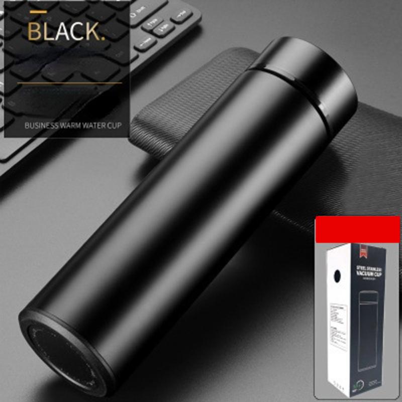 Portable Insulation Cup Intelligen 500ml Vacuum Flasks Portable Stainless Steel Thermos Cup Water Bottle Travel Tea Mug Office Thermos Cup