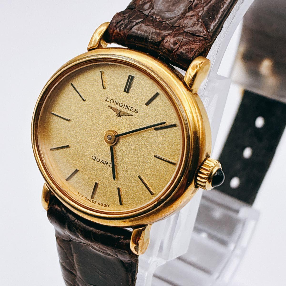 Used [Imovable Item] LONGINES Quartz Watch Gold Dial Women s