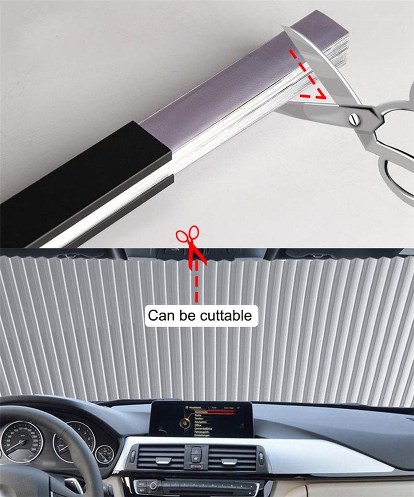 Retractable Windshield Sun Shade