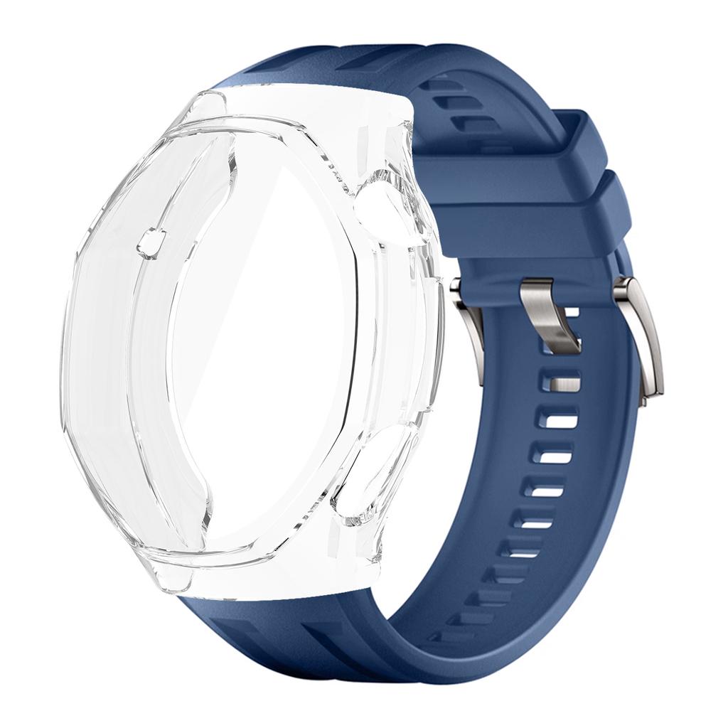 TPU Case+Silicone Strap For Huawei Watch GT6 Pro 46MM All-Around Screen Protective Cover Shell Sport Band Bracelet