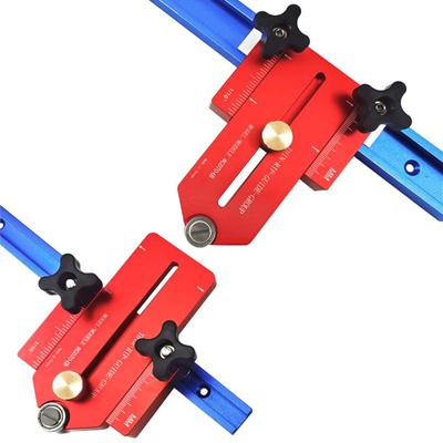 Extended Thin Rip Jig Table Saw Jig Guide for Repeat Narrow Strip Cuts Works with Saw Router Table Band Saw Portable