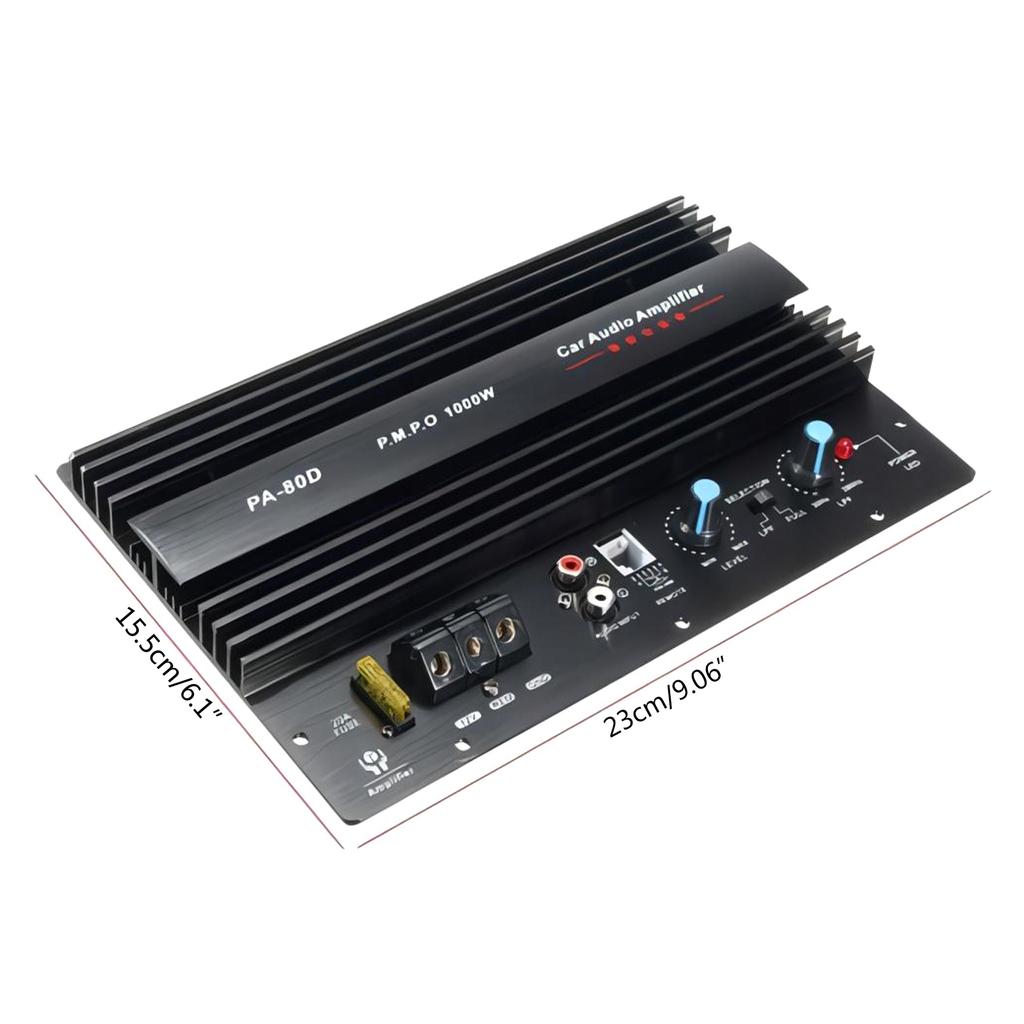 1000 W 12 V Niedrige Frequenzen für Autoverstärker Bass-Subwoofer-Booster Auto-Mono-Leistungsverstärkerplatine Erleben Sie tiefe Bässe