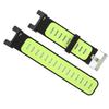 Silicone Soft Bracelet Belt Sport Watch Band Strap for Amazfit TRex for TRex Pro Watch(Black Green )