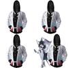 Soft And Durable Demon Slayer Kimetsu No Yaiba Kochou Shinobu Hoodie With Vibrant 3d Pattern Design