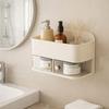 Large Capacity Rotatable Wall Mounted Storage Box Plastic Desktop Storage Box  Bedroom