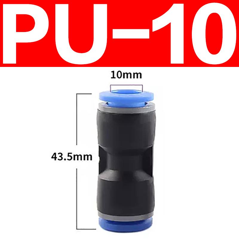 PE PG PY PW Air Connectors 4 6 8 10 12mm Pneumatic Fitting Quick Connect Tee 3Way Plastic Pipe Water Hose Tube Connector