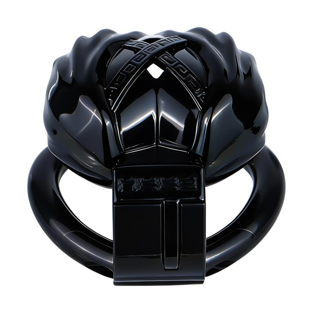 FRRK Seal Design Chastity Cage Small Cock Cage Male Chastity Device Resin Penis Lock Black Chastity Cage for Men Fetish Sex Toys