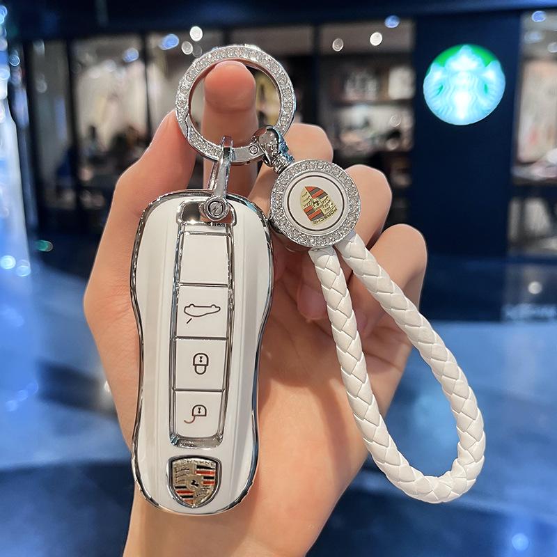 Porsche Key Shell Cover for Cayenne, Macan, Panamera, 718/911