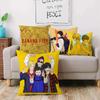 Anime Bananas F-Fish Pillow Covers Cartoon Sofa Decorative Home Double-sided Printing Short Plush Cute Cushion Cover