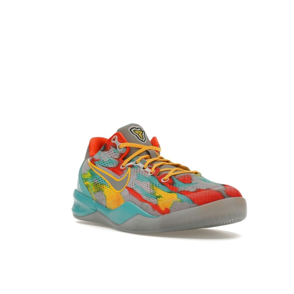 Nike Kobe 8 GS Venice Beach 2024 Kids Sneakers Blue Stadium-Grey Metallic-Silver HF7319-001