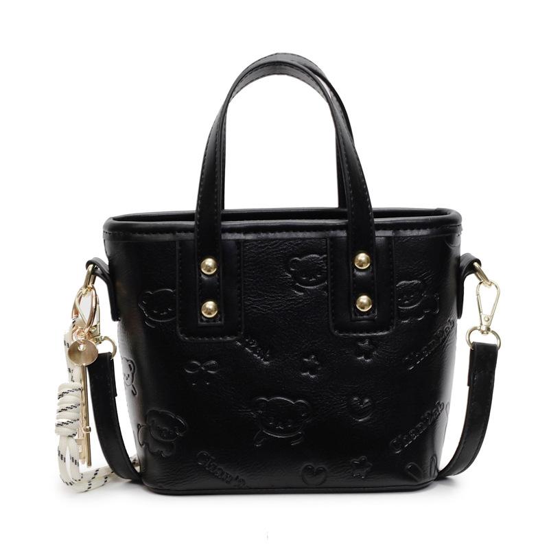 Handbag Women's New Versatile Bucket Bag Shoulder Crossbody Bag