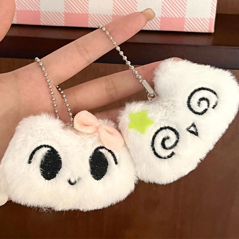 Cute Cartoon Plush Dizzy Cat Keychain Cartoon Dizzy Cat Plush Keychain Adornment Comfortable Feel Stylish Bag Ornament