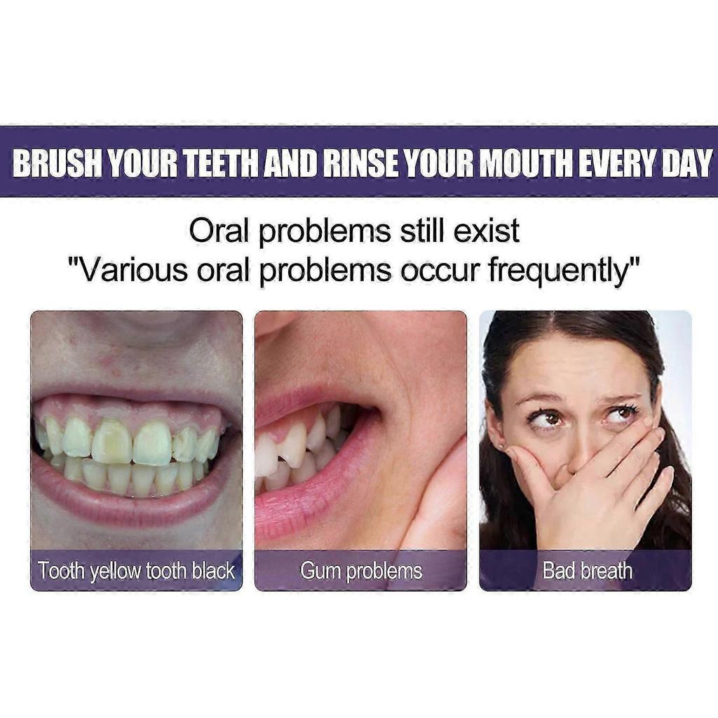 Purple Teeth Whitening Toothpaste - Deep Clean, Fresh Breath & Gentle Whitening with Peppermint & Chamomile - Sensitive Teeth Friendly, 99g