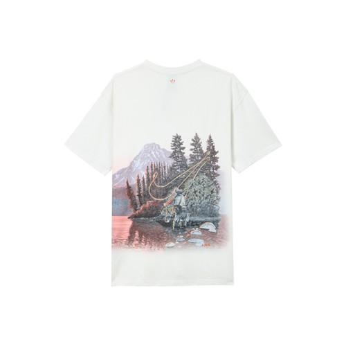 Nike T-shirt Unisex Manica Corta Versatile Moda Collaborazione Nocta Bianca