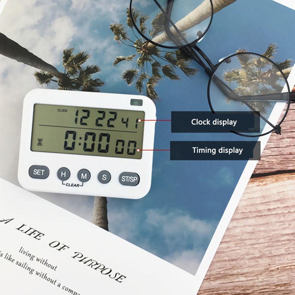 Vibrační kuchyňský časovač Tichý odpočet LCD Kuchyňský časovač Kuchyň