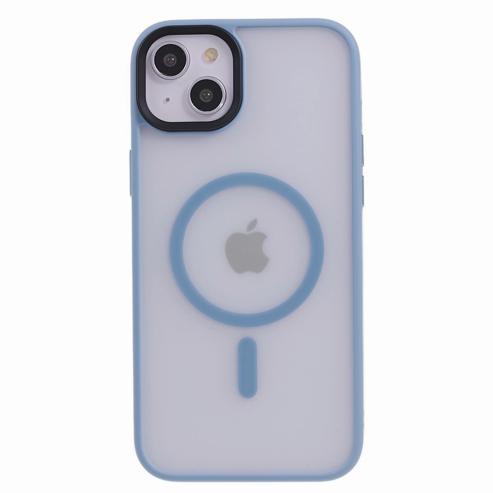 

FULEXIN Compatible with MagSafe Shockproof Case for iPhone 15 Skin-Touch Matte TPU+Acrylic Phone Cover Blue