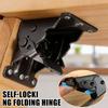 Klappscharnier Winkel Selbstverriegelnde Ausziehbare Klappscharniere mit Schraube Möbel Schrank Tisch Reparatur Stützhalter Heim Hardware