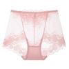 Women's Plus Size Lace Seamless High-Waist Briefs - Breathable & Comfortable
