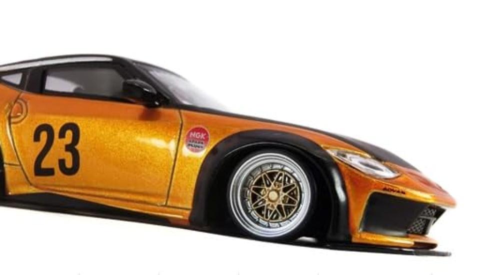 Gulliver D MODEL Scale Nissan Z WORKS Orange Finished Product DBW066A 1/64 LBNATION