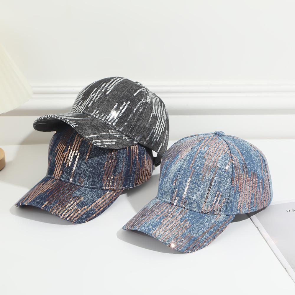 Fashionable Denim Baseball Cap Unisex Autumn Winter Style Breathable Sunshade Windproof Warm Curved Brim Hat for Men And Women