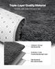 Indoor Plush Area Rugs, 1.52 X 2.44 M Soft Plush Carpet, Furry Shag Area Rugs for Living Room, Bedroom, Sunroom, Modern Home Decor Aesthetic,