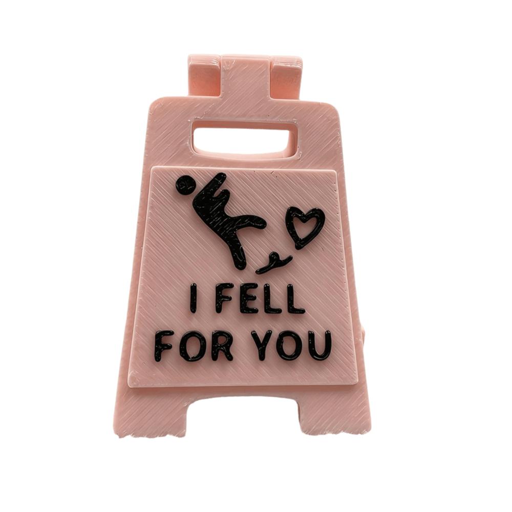 Mini Size Falling In Love Signboard Interesting Design Love Letter Romantic Sign  Couples Gift розовый