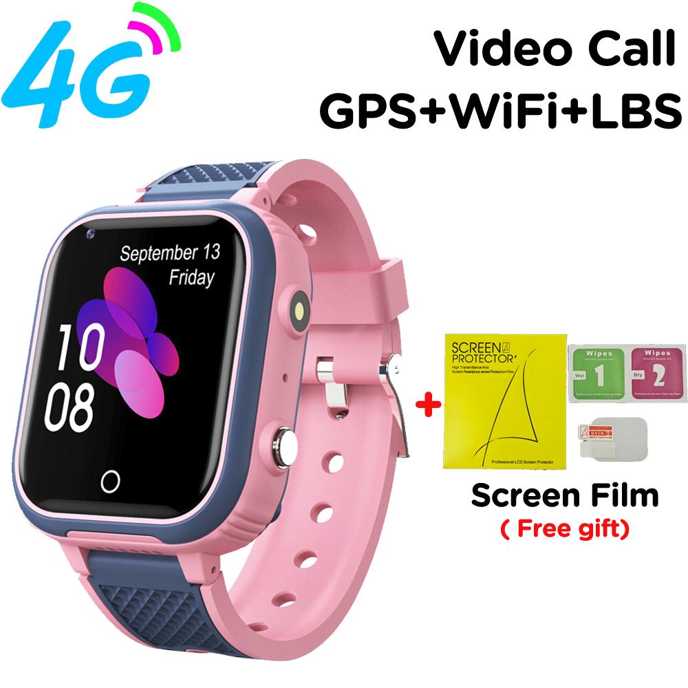 4G Kids Smart Watch GPS Tracker Video Call SOS Emergency Alert, Real-Time Location Monitor Child Safety Smartphone Watch Gifts
