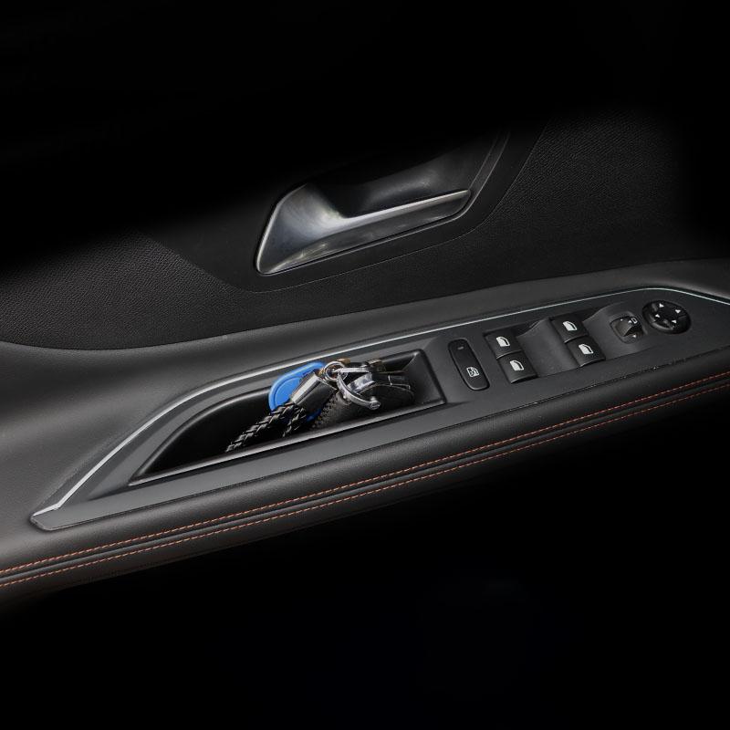 For Peugeot 3008 GT 5008 2017 2018 2019 Car Front Door Handle Storage Box Case Take in Box Holder Tray Organizer Box Accessories