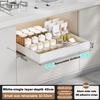 Pull Out Tray Organizer Kitchen Storage Rack Cabinet Expandable Under Sink Spice Boxes Silent Slide Drawer Style Bowl Dish Shelf