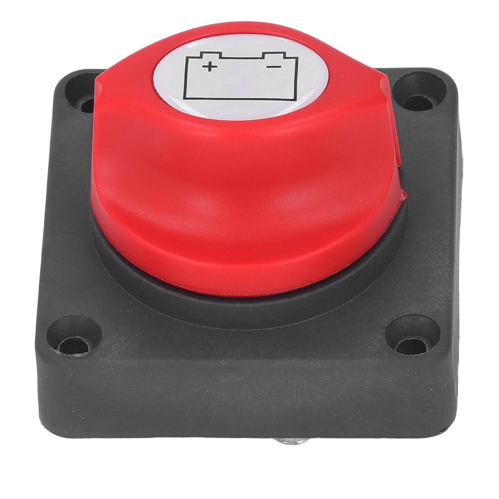 Battery Disconnect Switch Fully Enclosed Design Clear Color Label Safe Battery Isolator Selector
