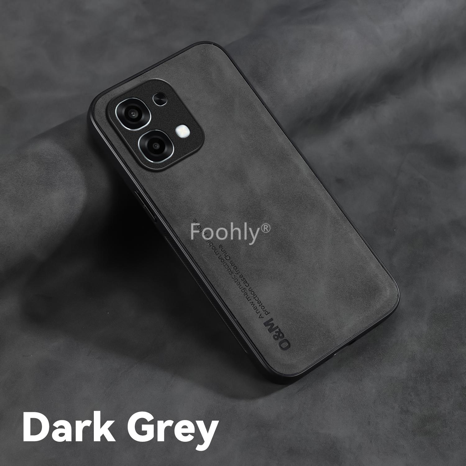 

Противоударный магнитный чехол из нубука для OPPO A6 Pro 5G 4G Защитная крышка Задняя накладка Coque Funda Oppo A6 Pro темно серый