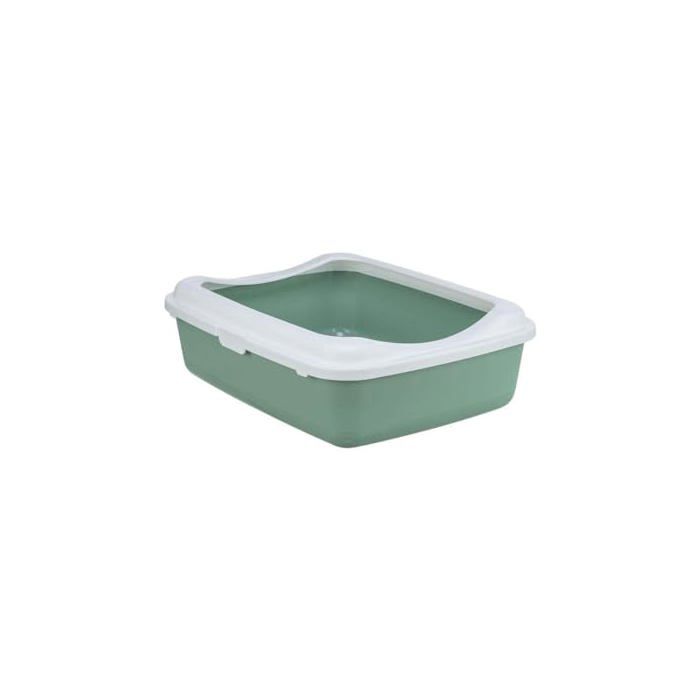 Klassisk kattlåda - TRIXIE - Grön - Salvia/vit - Mediano - Plast - Klassisk - 15x36x48 cm