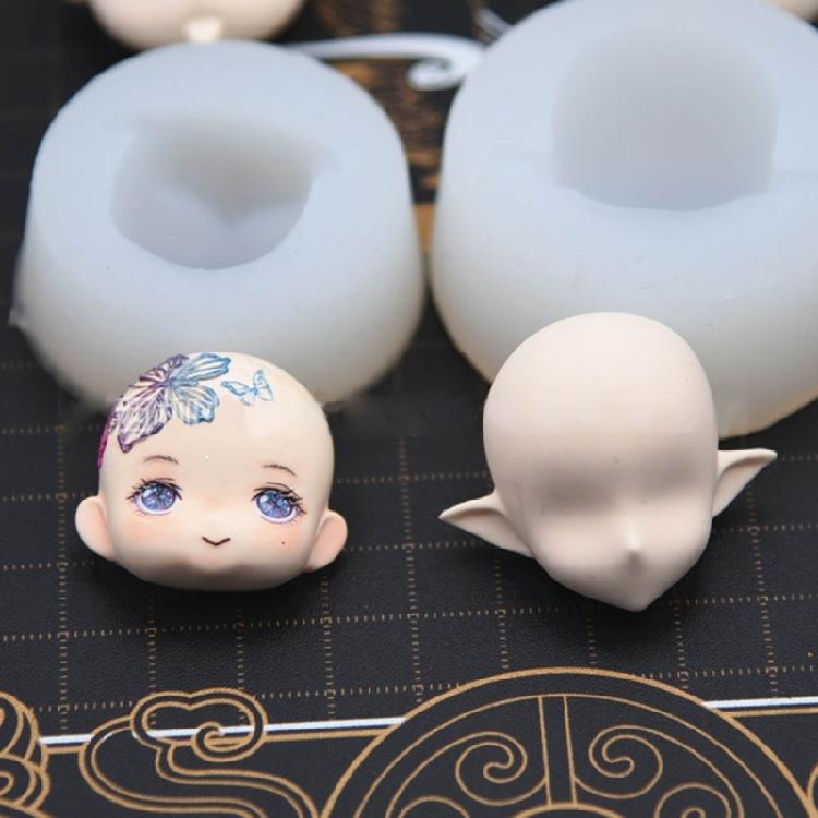 Baby Head Mould Clay Resin Mould for Making Cake Fondant Decorations