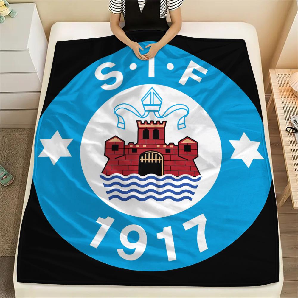 Silkeborg Sports Association  Print Flannel Blanket, High quality Comfortable for All Seasons, Home Decor, Warmth and Comfort