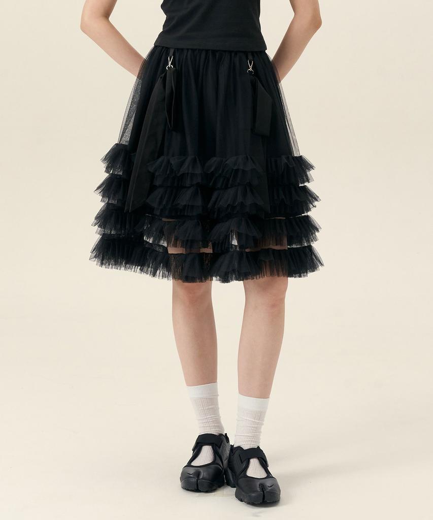 Limekeu Dreamy Tulle Skirt Black