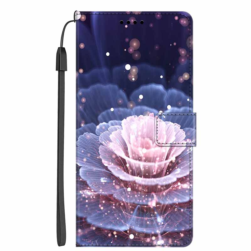 Leather Flip Cover For Redmi Note 14 Pro+ 5G Colorful Flower Patterns Phone Case For Redmi Note 14 4G 2025 Flip Case Wallet Bags