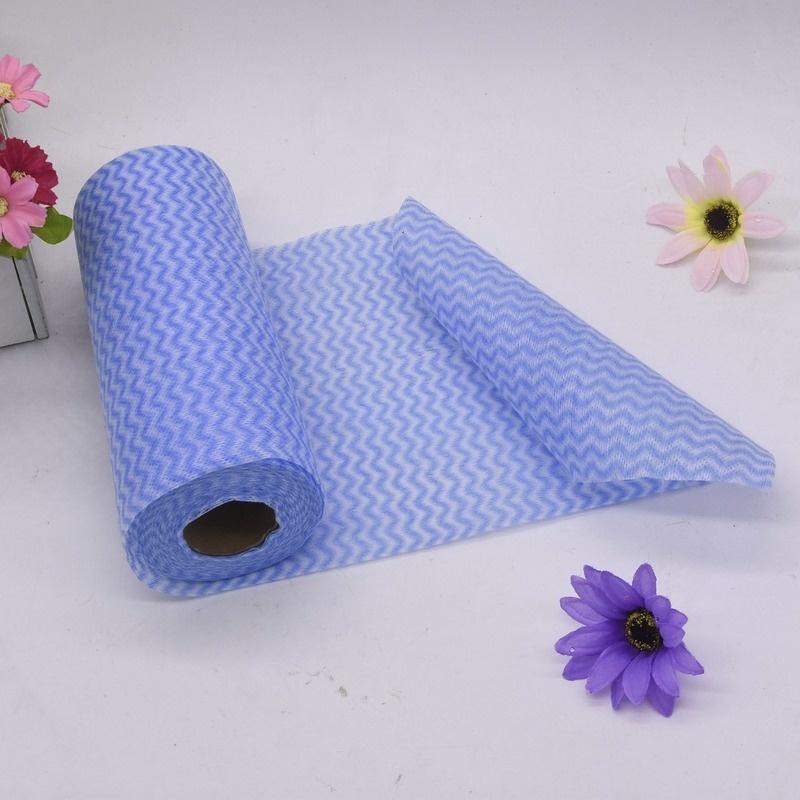 1 role Jednorázové netkané utěrky na nádobí Hadry na utírání Kuchyňské čisticí utěrky velikost:20*30 cm