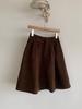 Highly Recommended! Women's Elegant A-Line Corduroy Midi Skirt - Autumn/Winter Fashion, Versatile & Simple Umbrella Design.