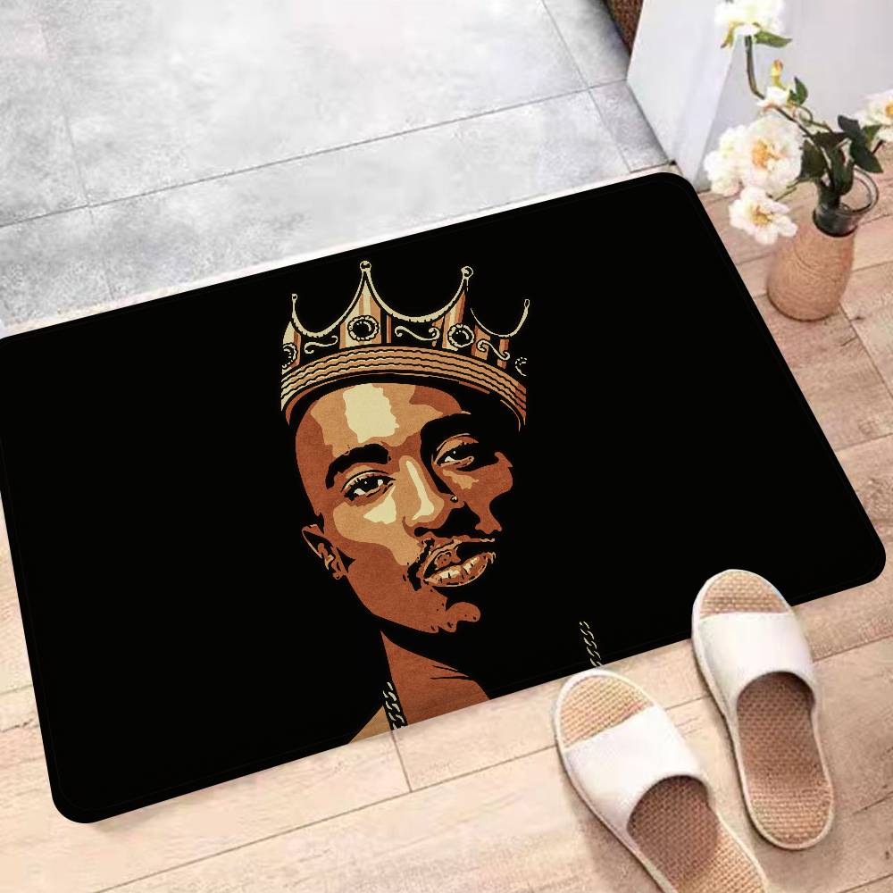 Rapper T-Tupac S-Shakur Küchenmatte Billiger Rutschfest Modernes Wohnzimmer Balkon Bedruckt Modernes Wohndekor
