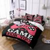 Gamer povlak na přikrývku pro chlapce Herní povlak na přikrývku Hry Gamepad Polyesterová ložní souprava Dekorace dětského herního pokoje Ovladač videohry