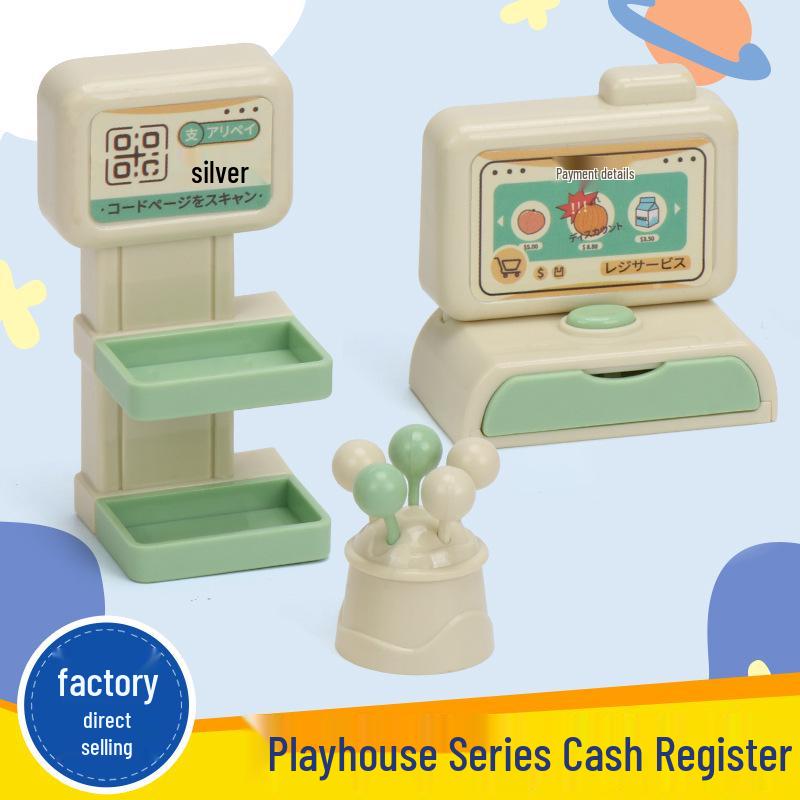

Children s Mini Supermarket Cash Register Playset with Pretend Food and Lollipop