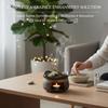 Cedrowy i Zen Aromaterapeutyczny Palnik, Ceramiczny Palnik do Aromaterapii, Ceramiczny Podgrzewacz do Herbaty, Dyfuzor Zapachu Olejków Naturalnych