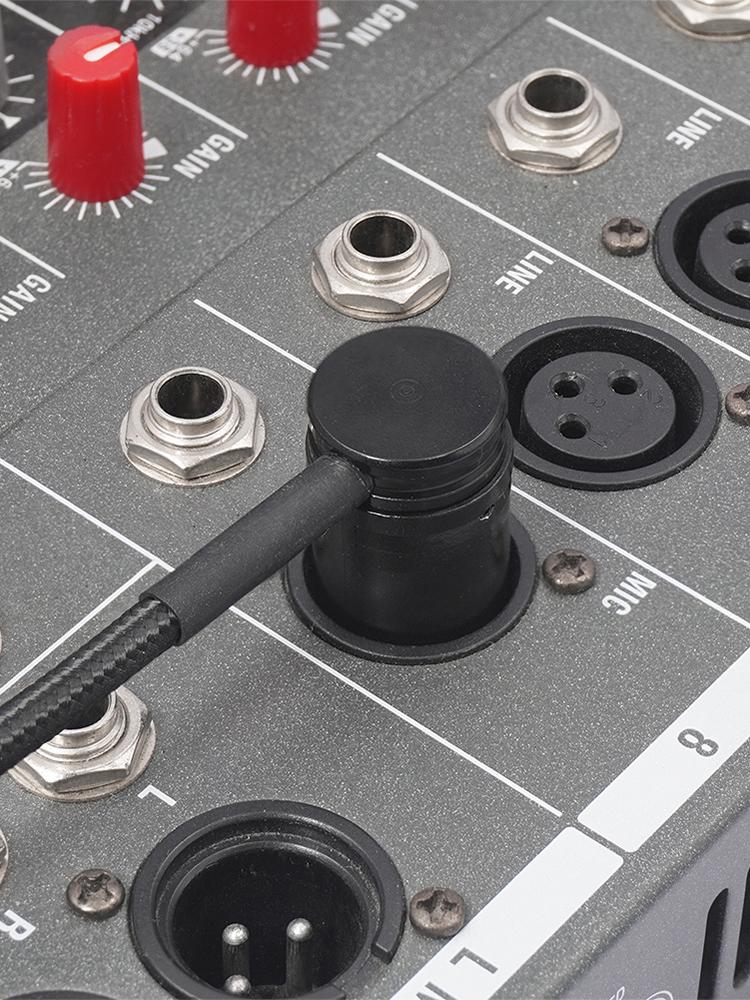 Male To Male/Female To Female Compact XLR Microphone Solder Adapter 90 Degree Right Angle XLR Microphone Audio Cables Connector