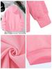 Children's new autumn/winter cartoon pig pattern long-sleeved hooded sweatshirt, soft and comfortable for everyday wear.