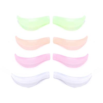 New 4Pair/pack Silicone Eyelash Perm Pad Recycling Lashes Rods Shield Lifting 3D Eyelash Curler Makeup Applicator Tools