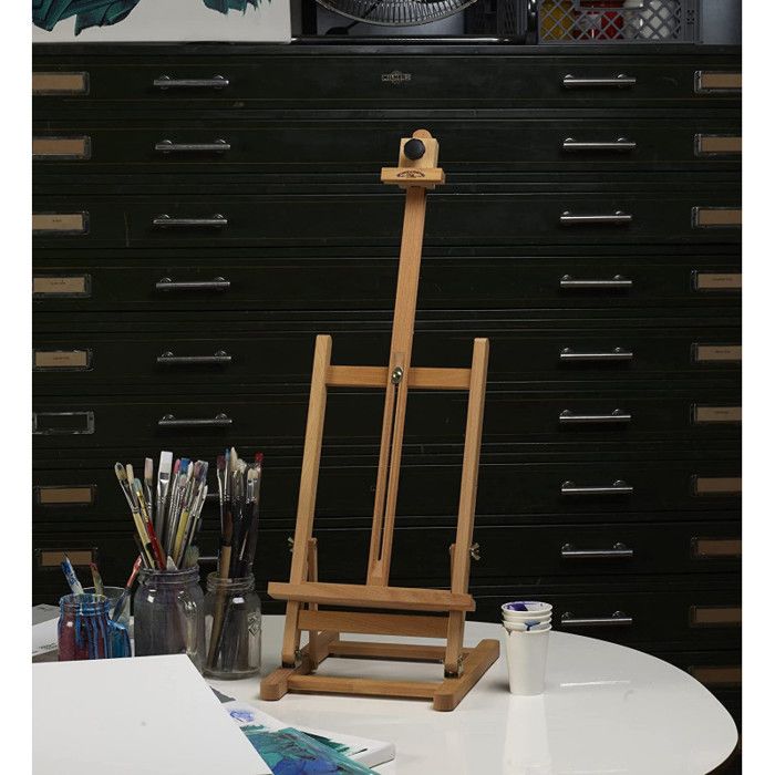 Chevalet de table - Bois - A poser - 78x30,5x32,5cm - Beaux-arts - Peinture