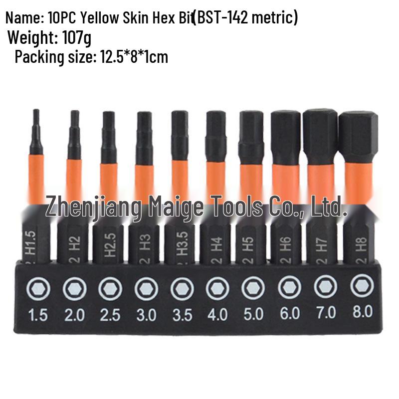 26-teiliges 1/4" Sechskant Schaft Torx Bit Set, 25mm & 50mm, Massiv & Hohl, S2 Legierter Stahl